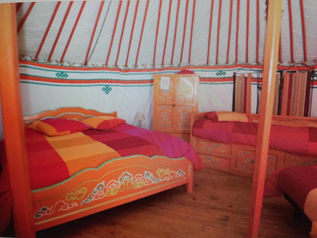 Camping Domaine De Mepillat Saint-Nizier-le-Bouchoux Habitación foto